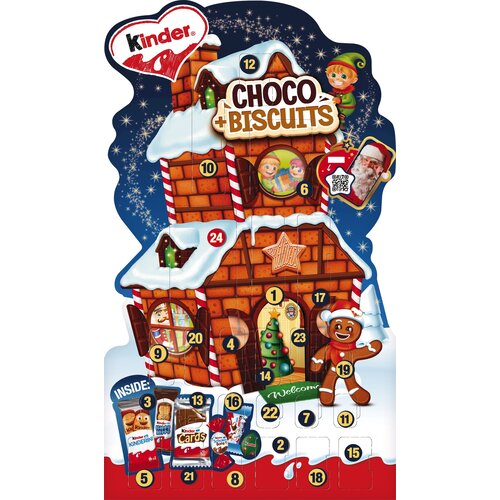 Kinder Adventni koledar Choco + Biscuits - 218 g Cene