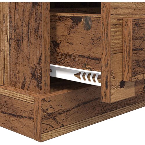  Noćni ormar 2 pcs Staro drvo 36 x 43 x 60 cm Konstruirano drvo Slike