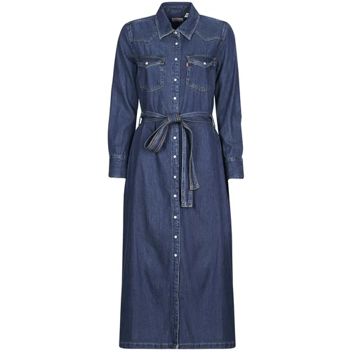 Levi's QUINNEY DENIM DRESS Plava