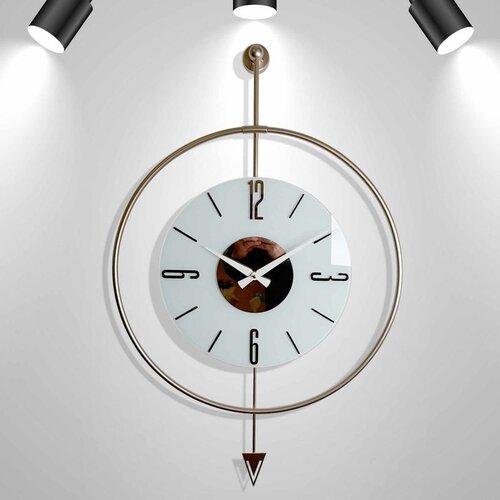 WALLXPERT VLNT01BRBE Vi&scaron;enamenski Metalni Zidni Sat Cene