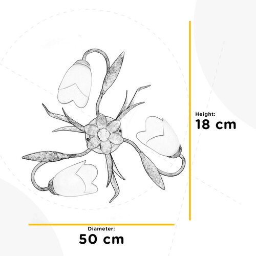 Lesnina XXXL STROPNA SVETILKA 50/18/0 cm Slike