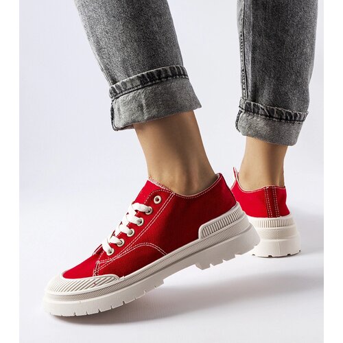 Gemre Red fabric sneakers Nassar Cene