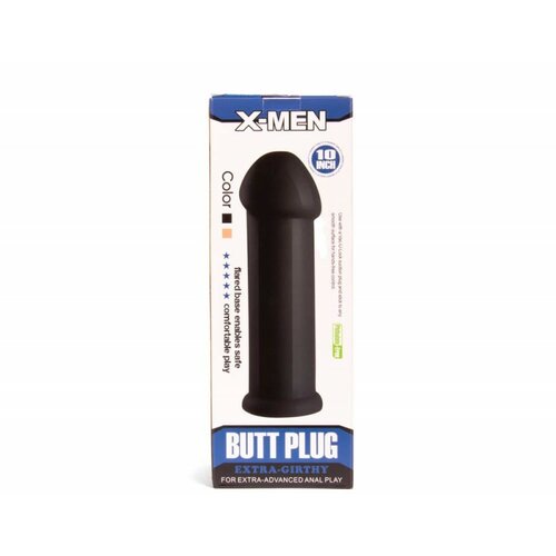 X-Men 10 inch Butt Plug Black XMEN000014 Cene