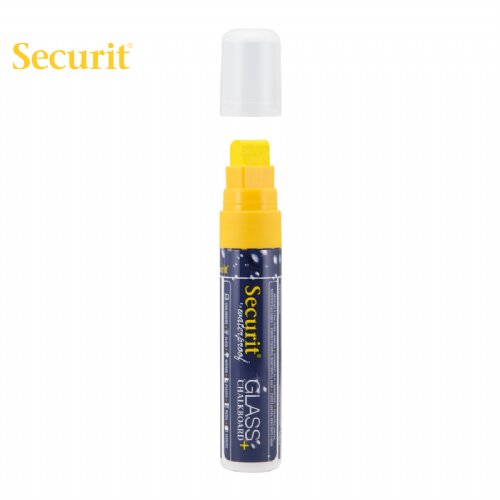 SECURIT Marker z vodoodporno tekočo kredo &amp;reg;, 15 mm, rumen Slike
