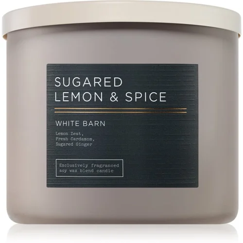 Bath & Body Works Sugared Lemon & Spice dišeča sveča 411 g