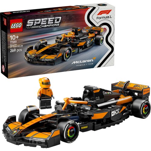 Lego Speed Champions McLaren F1 Team MCL38 Race Car &amp;scaron;tevilka 77251 Slike
