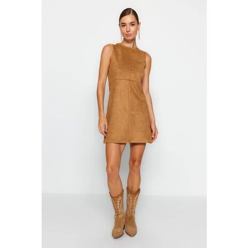 Trendyol Dress - Beige - Shift