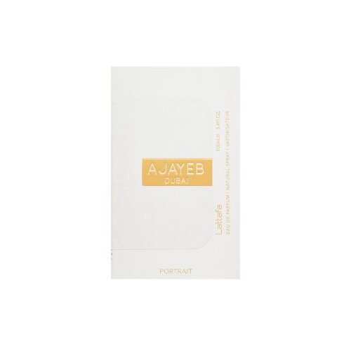 Lattafa Ajayeb Dubai Portrait 100 ml parfumska voda unisex Slike