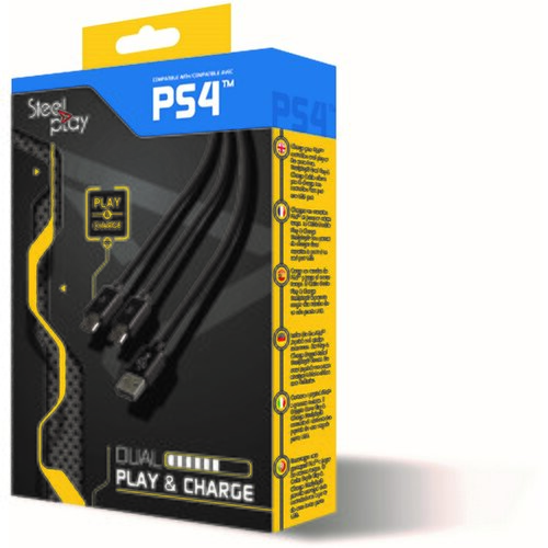Steelplay Kabel Dual Play & Charge Crni (PS4), (57188354) Cijene