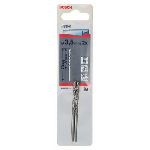 Bosch burgija za metal HSS-G, DIN 338 Slike