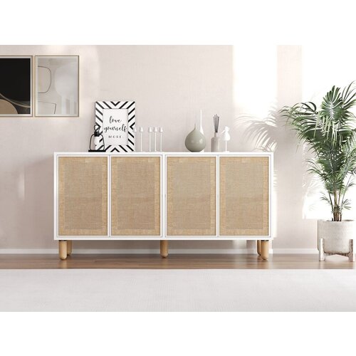 Hanah home Konzolni sto Leıla, 150x73x36 cm, Hrast-beli Cene