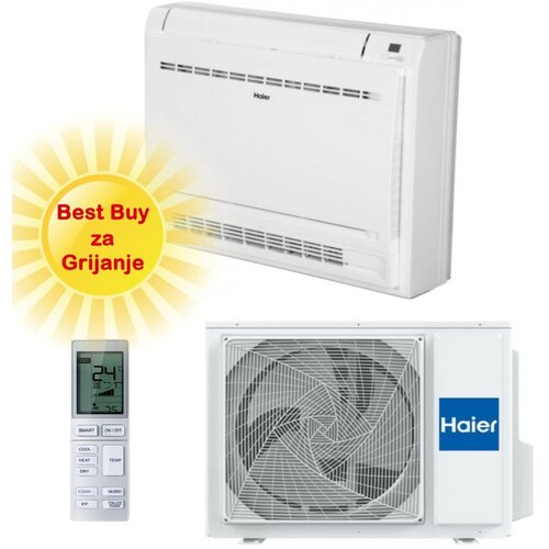 Haier klima uređaj 2,5kW AF25S2SD1FA/1U25S2SM1FA - podna/parapetna, za prostor do 25m2, a++ energetska klasa Cijene