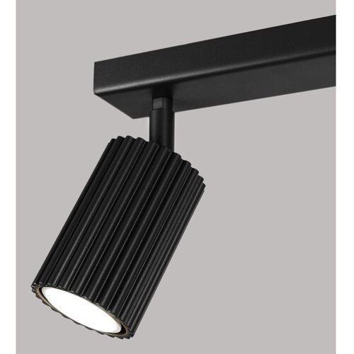 Nice Lamps Črna stropna svetilka 6,5x30 cm Gleam &amp;ndash; Slike