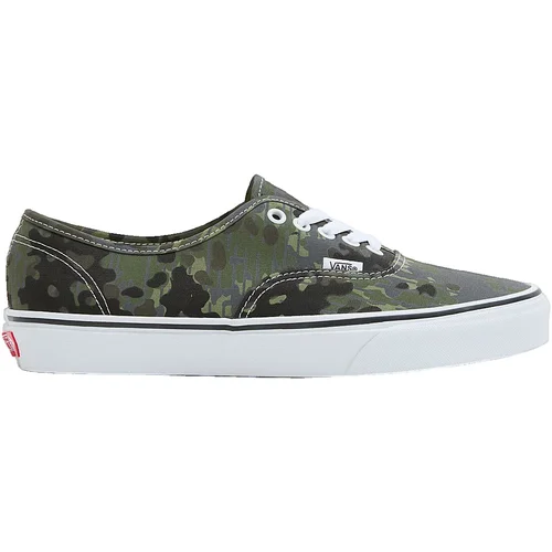 Vans Modne superge Rain Camo Authentic Shoes Zelena