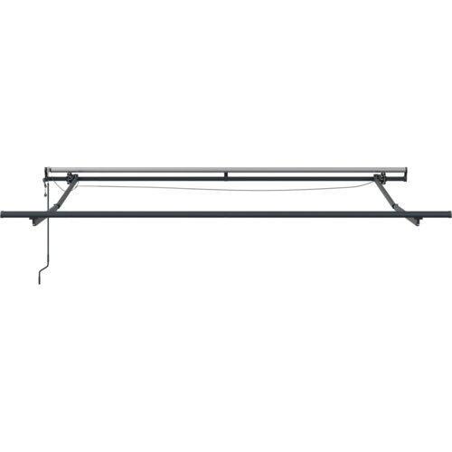 vidaXL samodejna retraktibilna tenda z LED svetlobo svetlo siva 300x250 cm, zamenjava blaga za tenda 3x2.5 m okvir svetlo siva Cene