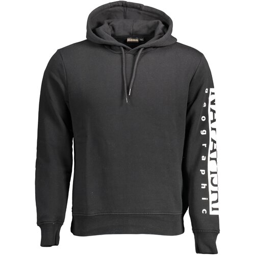 Napapijri SWEATSHIRT WITHOUT ZIP MAN BLACK Slike