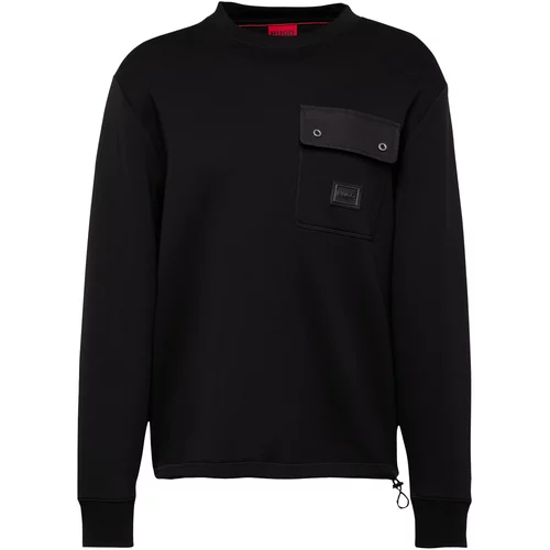 Hugo Sweater majica 'Dhaluli' crna