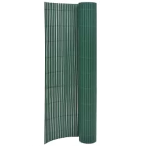 vidaXL dvostrana vrtna ograda 110 x 500 cm zelena