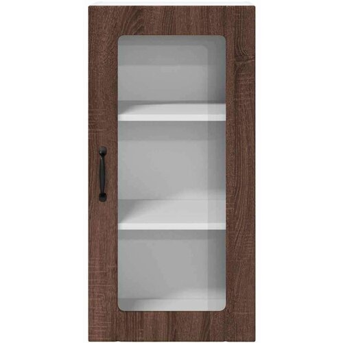  Zidni kuhinjski ormarić Zidne 2 pcs Smeđi hrast 40 x 31 x 80 cm Slike