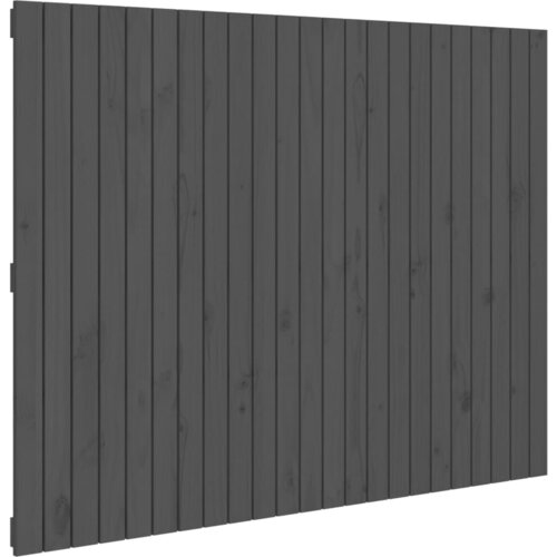 Maison Chic stensko posteljno vzglavje - vzglavna omarica - nočna omarica sivo 146,5x3x110 cm trdna borovina, (21706862) Slike
