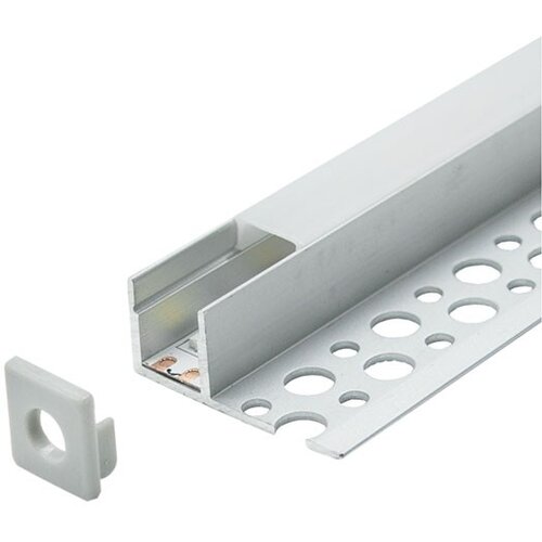 Mitea Lighting aluminijumski profil za led trake 13x32.5x2000mm sa difuzorom 2m MA3313 Cene