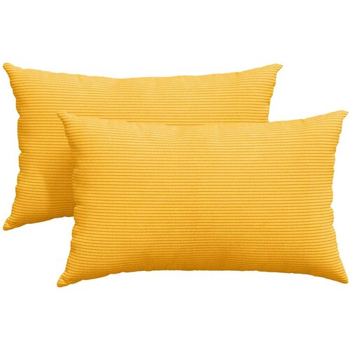  Jastučići za sofu 2 pcs Svijetlo žuta 50 x 30 cm Slike