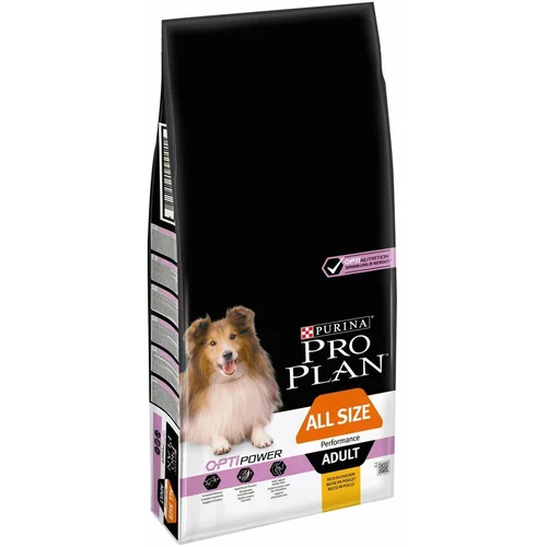Pro Plan 5 x zooTočke na PURINA suho hrano za pse! - All sizes Adult Performance OPTIPOWER (14 kg)