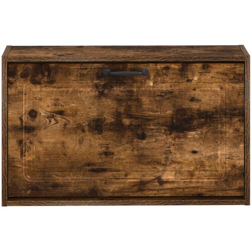  Ormar za cipele na zidu UTRECHT 71 x 17 x 43 cm Dimljeni hrast Slike