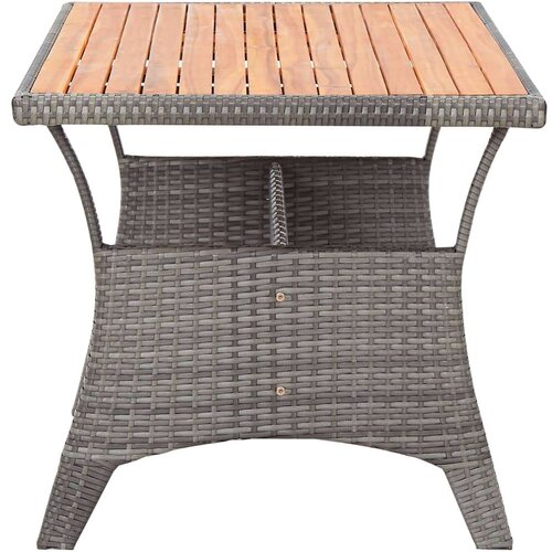 VidaXL Vrtni stol sivi 120 x 70 x 66 cm od masivnog bagremovog drva Slike
