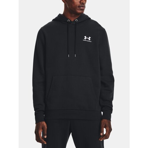 Under Armour Sweatshirt UA Essential Fleece Hoodie-BLK - Mens Slike