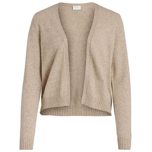 Vila Plašči Ril Short Cardigan - Natural Melange Bež Cene