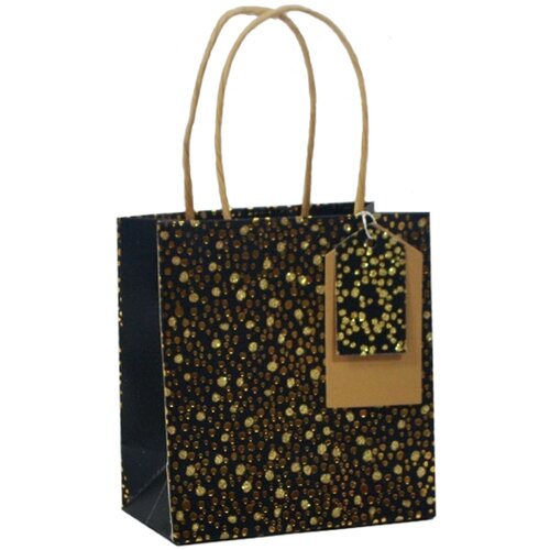 The Unique Paper Company Ukrasna kesa S Random Spots Gold/Black Slike