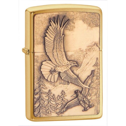 Zippo vžigalnik na bencin 20854 Where eagles dare emblem Cene