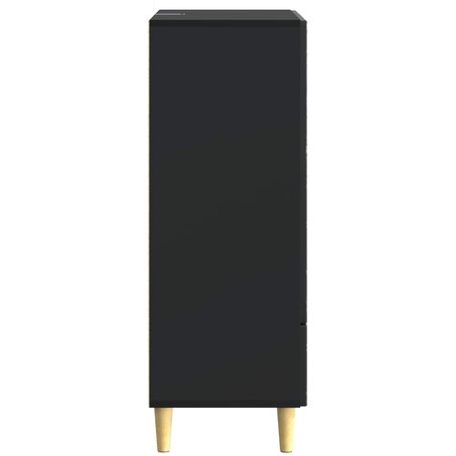  Kreveta Crna 66 x 34,5 x 95 cm Konstruirano drvo Slike
