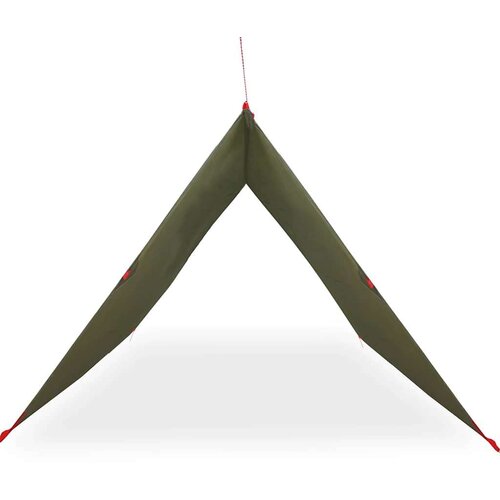 VidaXL Cerada za kampiranje maslinastozelena 406x306 cm vodootporna Slike