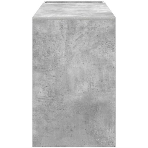  Stol Betonski sivi 109 x 50 x 78 cm Konstruirano drvo Slike