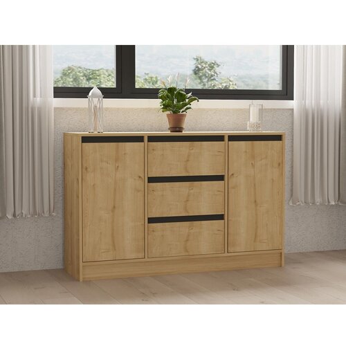 Woody Fashion komoda sadu sapphire oak anthracite Slike