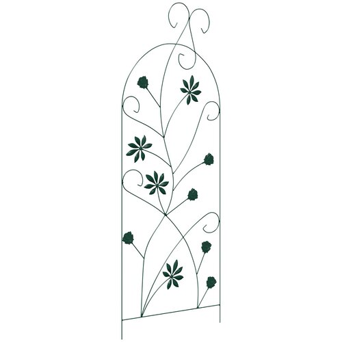  Vrtna Ograda 3 pcs Zelena 112 x 39,5 cm Čelik Slike