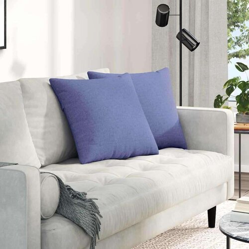 vidaXL jastučići za sofu 2 pcs plava 50 x 50 cm tkanina Cijene