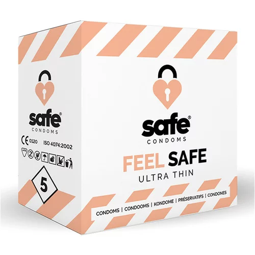 SAFE Ultra tanki kondomi - Feel, 5 kos, (21121613)