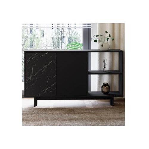 Hanah home konzola ravello black marble Slike