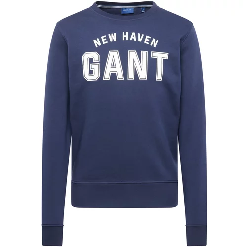 Gant Sweater majica noćno plava / bijela