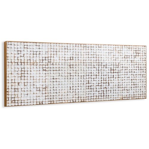 Kave Home Uzglavlje od mango drva u bijeloj natur boji 174x60 cm Kron - Slike