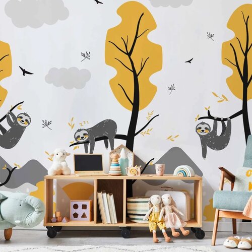  Foto tapeta - Cute Sloths 441x315 Samoljepljiva Cene