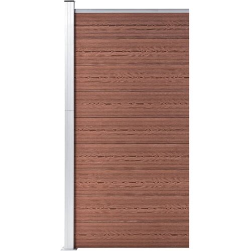 PANEL za ogradu WPC 95 x 186 cm smeđi Cijene