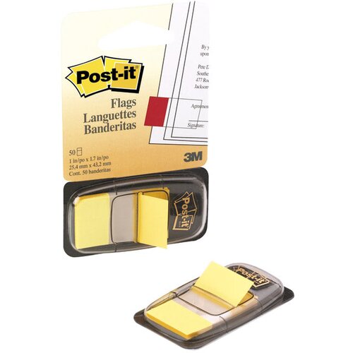  ZASTAVICA 25,4X43,2MM 50L POST-IT 3M.680-5 ŽUTA BLISTER Cene