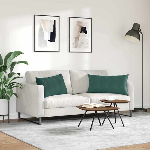  Jastučići za sofu 2 pcs Tamnozelena 80 x 40 cm Kordura tekstil Slike