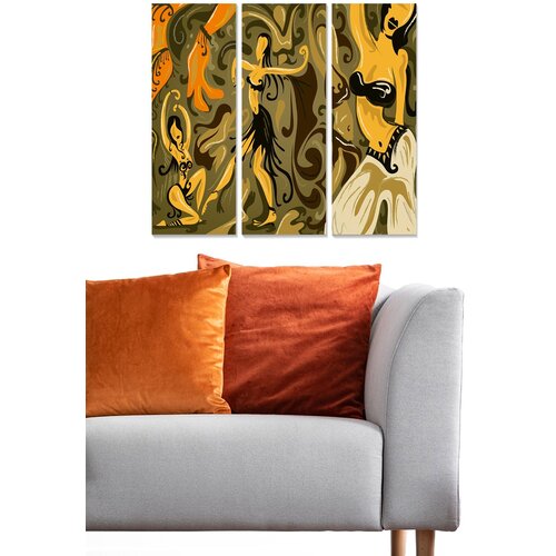 Wallity MDF149289026 Multicolor Decorative MDF Painting (3 Pieces) Cijene