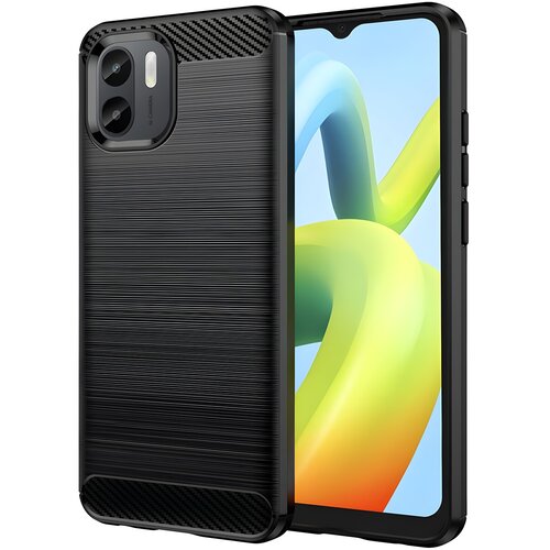 Techsuit Futrola Carbon Shield TPU za Xiaomi Redmi A1 Plus/Redmi A2 Plus - Crna Cene