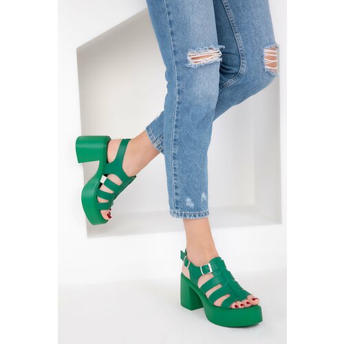 Soho Green Women's Classic Heeled Shoes 18823 Slike